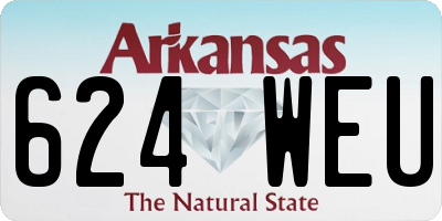 AR license plate 624WEU