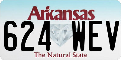 AR license plate 624WEV