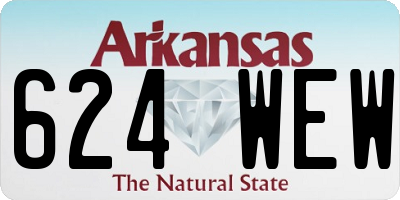 AR license plate 624WEW