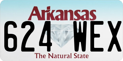 AR license plate 624WEX