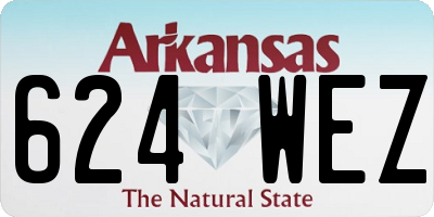 AR license plate 624WEZ