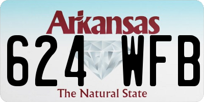AR license plate 624WFB
