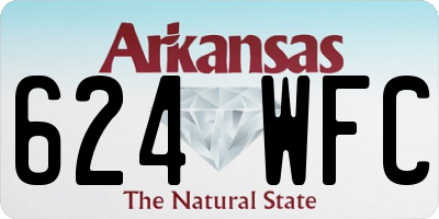 AR license plate 624WFC