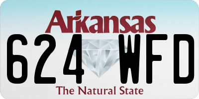 AR license plate 624WFD