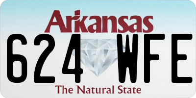 AR license plate 624WFE