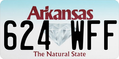 AR license plate 624WFF