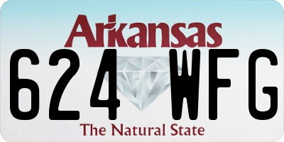 AR license plate 624WFG