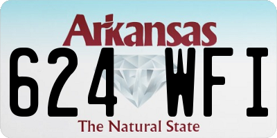 AR license plate 624WFI
