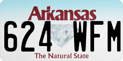 AR license plate 624WFM