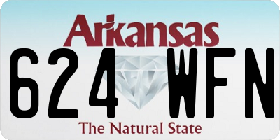 AR license plate 624WFN