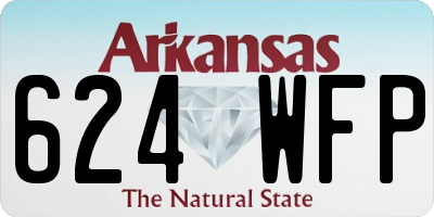 AR license plate 624WFP