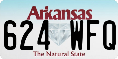 AR license plate 624WFQ