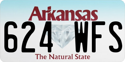 AR license plate 624WFS