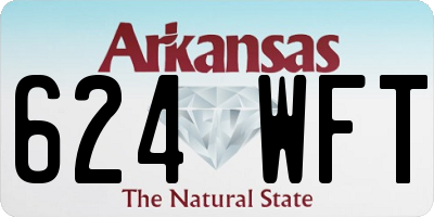AR license plate 624WFT