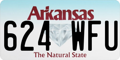 AR license plate 624WFU