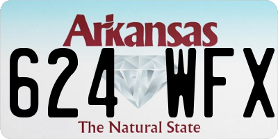 AR license plate 624WFX