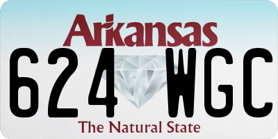 AR license plate 624WGC