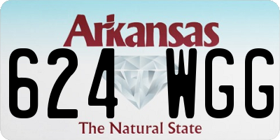 AR license plate 624WGG