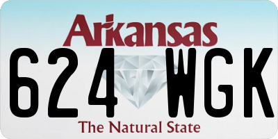 AR license plate 624WGK