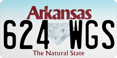 AR license plate 624WGS