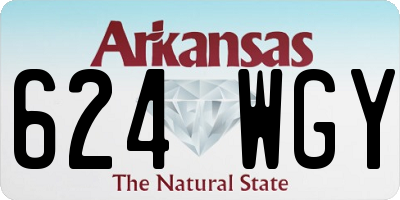 AR license plate 624WGY