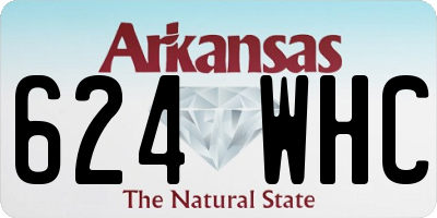AR license plate 624WHC