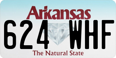 AR license plate 624WHF