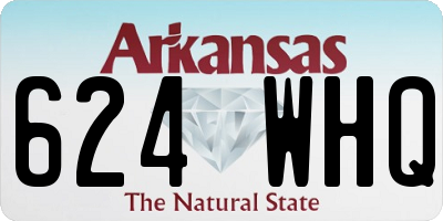 AR license plate 624WHQ