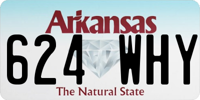 AR license plate 624WHY