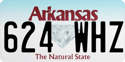 AR license plate 624WHZ