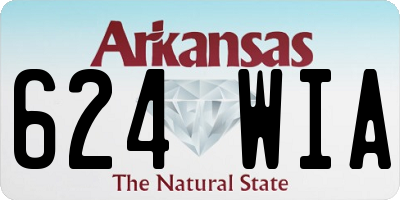AR license plate 624WIA