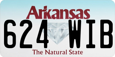 AR license plate 624WIB