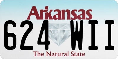 AR license plate 624WII