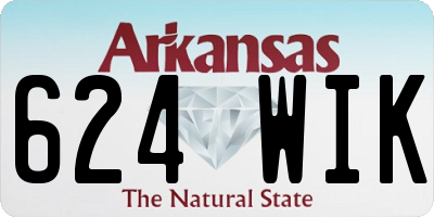 AR license plate 624WIK