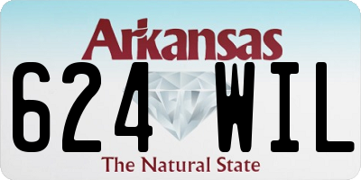 AR license plate 624WIL