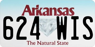 AR license plate 624WIS