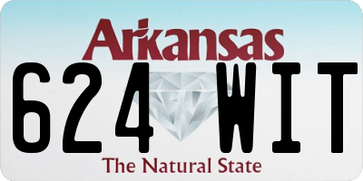 AR license plate 624WIT