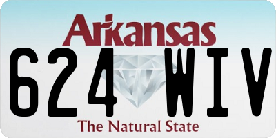 AR license plate 624WIV