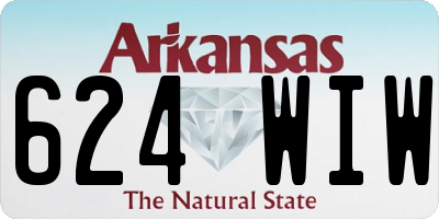 AR license plate 624WIW