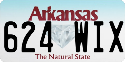 AR license plate 624WIX
