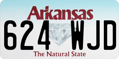AR license plate 624WJD
