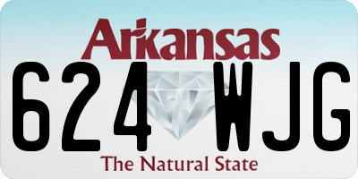 AR license plate 624WJG