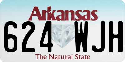 AR license plate 624WJH