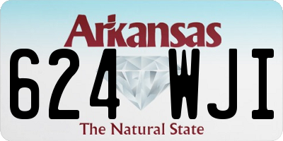 AR license plate 624WJI