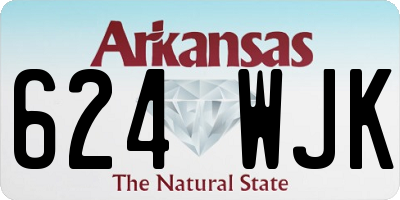 AR license plate 624WJK