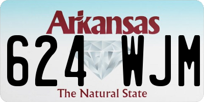 AR license plate 624WJM