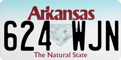 AR license plate 624WJN