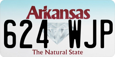 AR license plate 624WJP