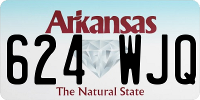 AR license plate 624WJQ