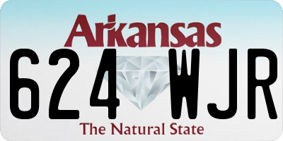AR license plate 624WJR